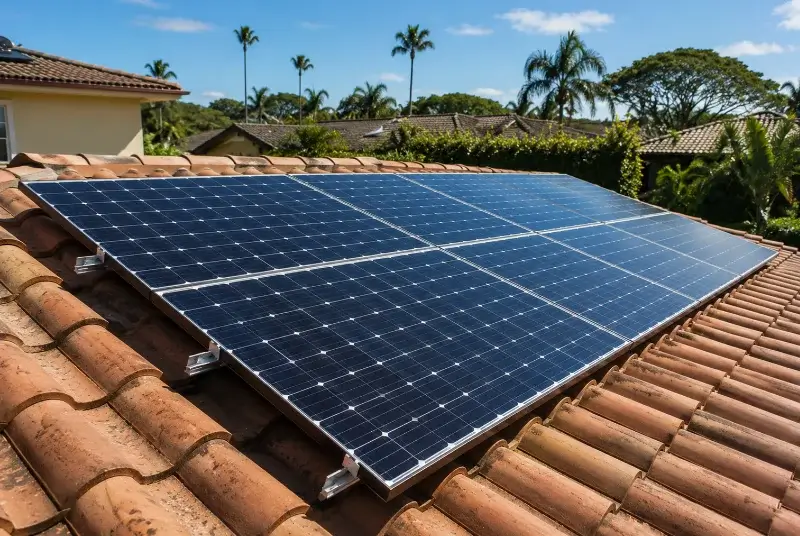 Installation de panneaux solaires à Brûlain